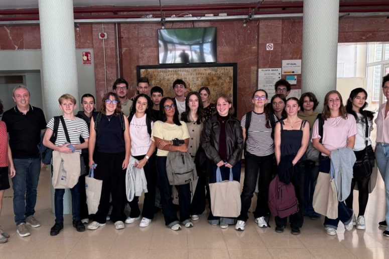 Alumnat francès i de l'institut durant la mobilitat Erasmus+ entre Tarragona i Vienne