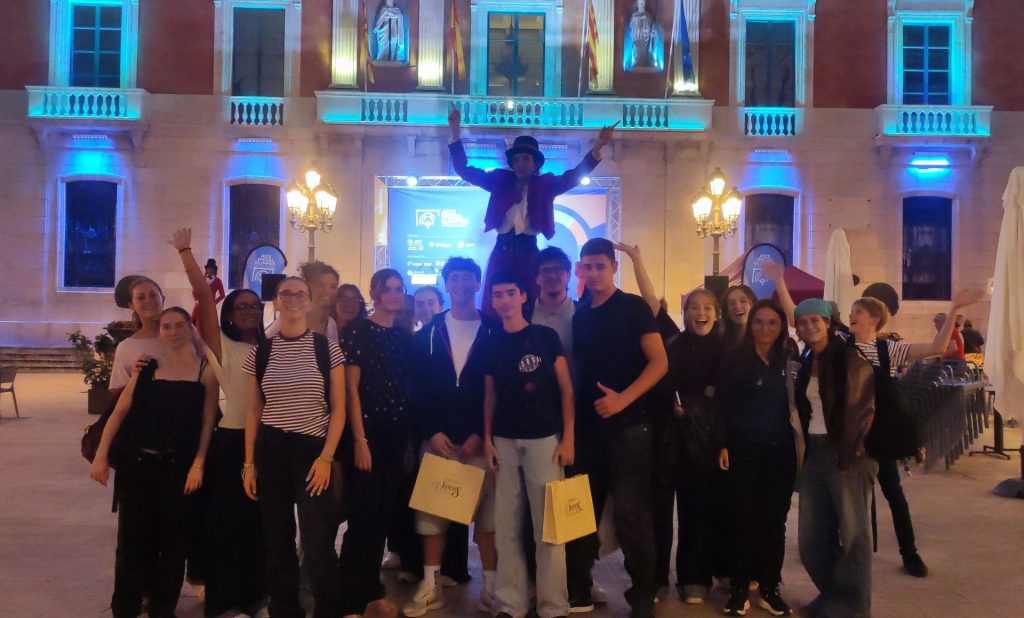 Alumnat francès i de l'institut durant la mobilitat Erasmus+ entre Tarragona i Vienne